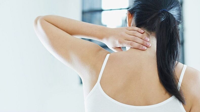 Cervical osteochondrosis manifestations