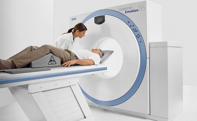 Magnetic resonance imaging as a way to diagnose thoracic osteochondrosis