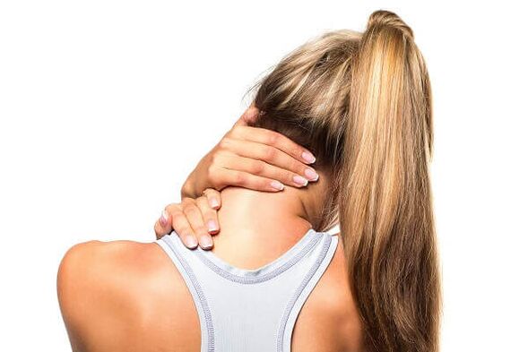 Osteochondrosis of the cervical spine manifests as pain in the neck and shoulders